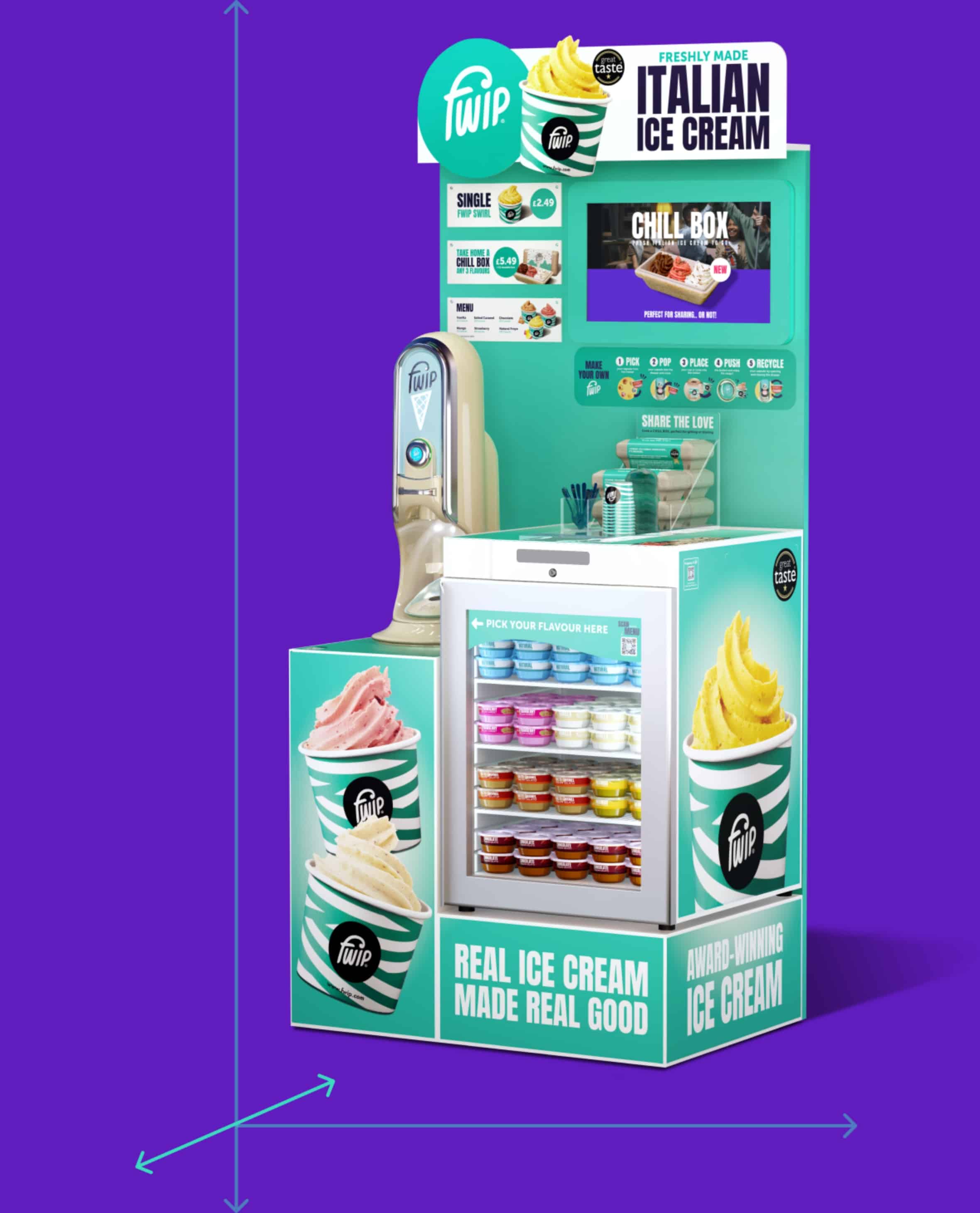 fwip Premium Unit Commercial Ice Cream Machine